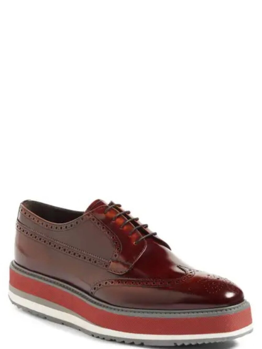 Prada Platform Wingtip (Men) Shoes Size 7